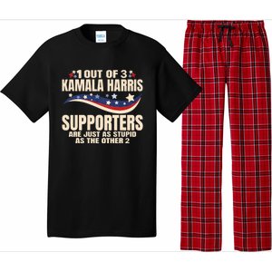 1 Out Of 3 Harris Supporters Stupid Funny Saying Pajama Set