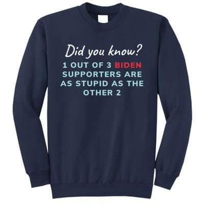 1 Out Of 3 Biden Supporters Sweatshirt