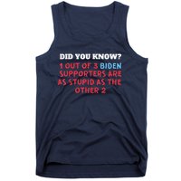 1 Out Of 3 Biden Supporters Are As Stupid As The Other 2 Tee Tank Top