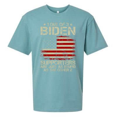 1 Out Of 3 Biden Supporters Are As Stupid As The Other 2 Sueded Cloud Jersey T-Shirt