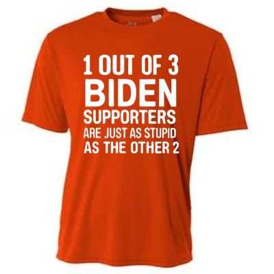 1 Out Of 3 Biden Supporters Are Just As Stupid As The Other Gift Cooling Performance Crew T-Shirt