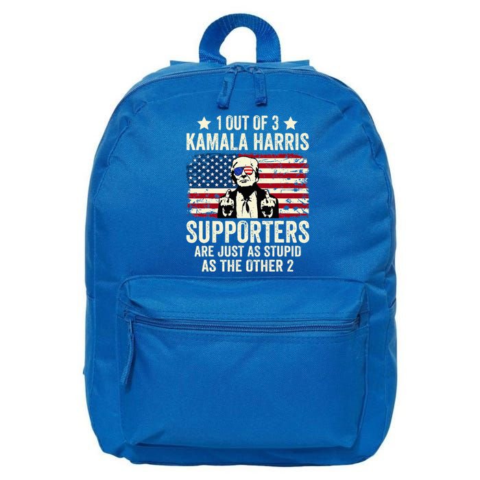 1 Out Of 3 Kamala Harris Supporters Are Just As Stupid 16 in Basic Backpack