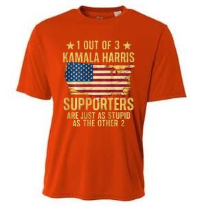 1 Out Of 3 Kamala Harris Supporters Stupid Cooling Performance Crew T-Shirt