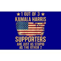 1 Out Of 3 Kamala Harris Supporters Stupid Bumper Sticker