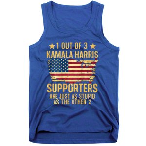 1 Out Of 3 Kamala Harris Supporters Stupid Tank Top