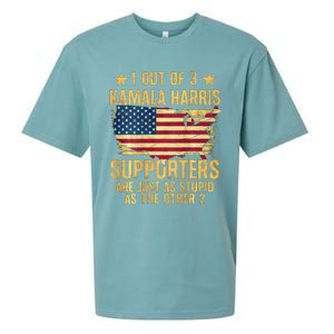 1 Out Of 3 Kamala Harris Supporters Stupid Sueded Cloud Jersey T-Shirt