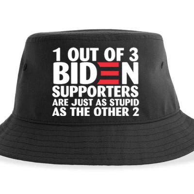 1 Out Of 3 Biden Supporters Are Just As Stupid Sustainable Bucket Hat