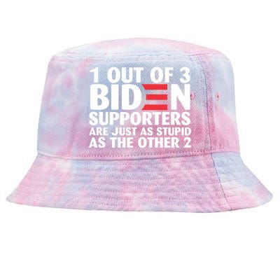 1 Out Of 3 Biden Supporters Are Just As Stupid Tie-Dyed Bucket Hat