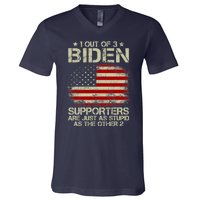 1 Out Of 3 Biden Supporters Are As Stupid As The Other 2 V-Neck T-Shirt