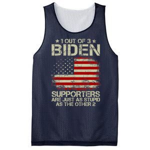 1 Out Of 3 Biden Supporters Are As Stupid As The Other 2 Mesh Reversible Basketball Jersey Tank