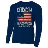 1 Out Of 3 Biden Supporters Are As Stupid As The Other 2 Cooling Performance Long Sleeve Crew