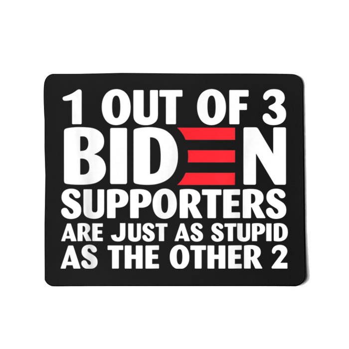 1 Out Of 3 Biden Supporters Are Just As Stupid Mousepad