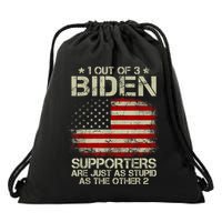 1 Out Of 3 Biden Supporters Are As Stupid As The Other 2 Drawstring Bag