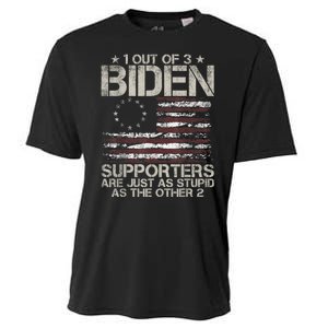 1 Out Of 3 Biden Supporters Are As Stupid As The Other 2 Cooling Performance Crew T-Shirt