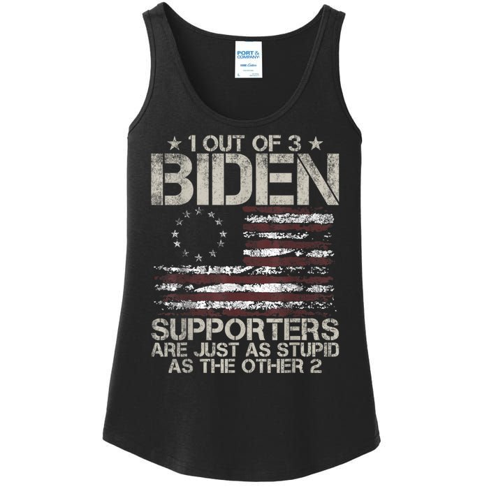 1 Out Of 3 Biden Supporters Are As Stupid As The Other 2 Ladies Essential Tank