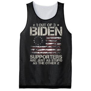 1 Out Of 3 Biden Supporters Are As Stupid As The Other 2 Mesh Reversible Basketball Jersey Tank