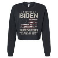 1 Out Of 3 Biden Supporters Are As Stupid As The Other 2 Cropped Pullover Crew