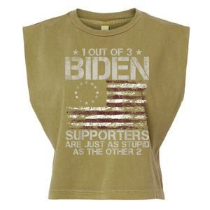 1 Out Of 3 Biden Supporters Are As Stupid As The Other 2 Garment-Dyed Women's Muscle Tee