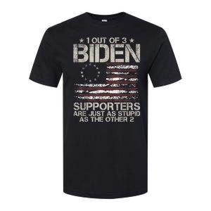 1 Out Of 3 Biden Supporters Are As Stupid As The Other 2 Softstyle CVC T-Shirt