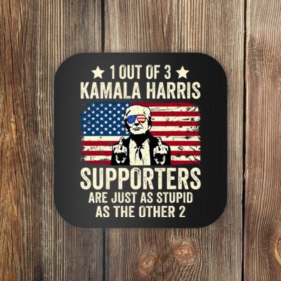 1 Out Of 3 Kamala Harris Supporters Are Just As Stupid Coaster