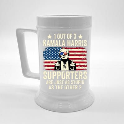 1 Out Of 3 Kamala Harris Supporters Are Just As Stupid Beer Stein