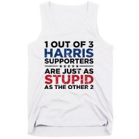 1 Out Of 3 Harris Supporters Stupid Funny Saying Tank Top