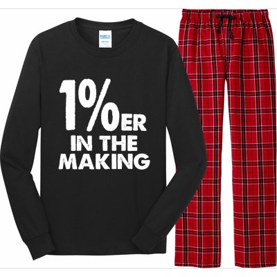 1%er One Percenter In The Making Entrepreneur Life Long Sleeve Pajama Set