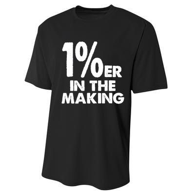 1%er One Percenter In The Making Entrepreneur Life Performance Sprint T-Shirt