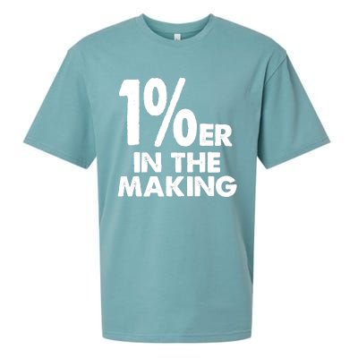 1%er One Percenter In The Making Entrepreneur Life Sueded Cloud Jersey T-Shirt