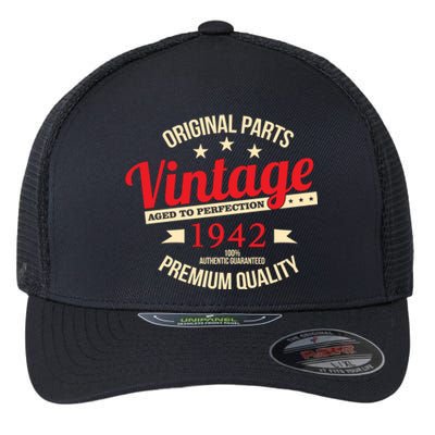 1942 Original Parts Vintage80th Birthday Flexfit Unipanel Trucker Cap