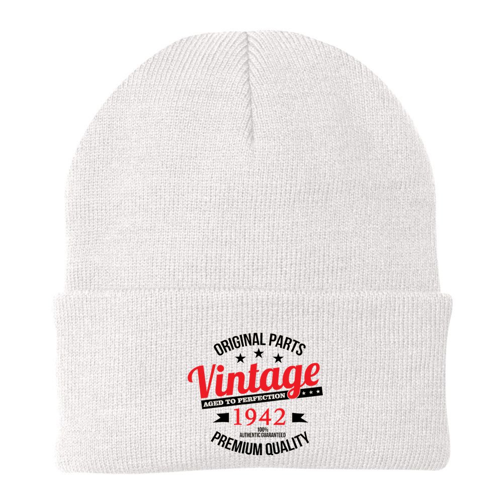 1942 Original Parts Vintage80th Birthday Beanie