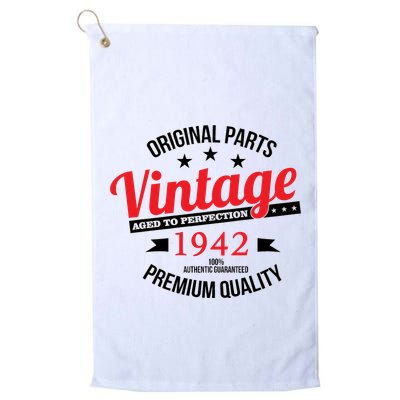 1942 Original Parts Vintage80th Birthday Golf Towel