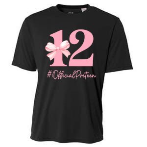 12 Preteen 12th Birthday Girl Coquette 12 Year Old Cooling Performance Crew T-Shirt