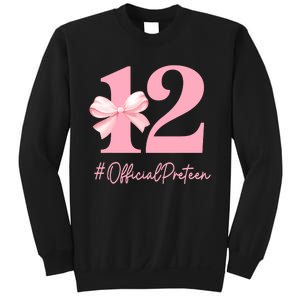 12 Preteen 12th Birthday Girl Coquette 12 Year Old Sweatshirt