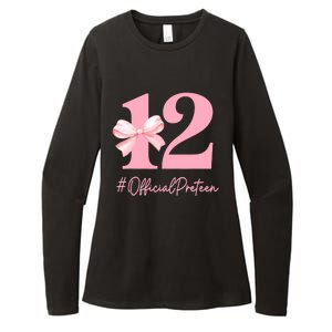 12 Preteen 12th Birthday Girl Coquette 12 Year Old Womens CVC Long Sleeve Shirt