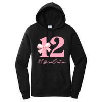 12 Preteen 12th Birthday Girl Coquette 12 Year Old Women's Pullover Hoodie