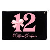 12 Preteen 12th Birthday Girl Coquette 12 Year Old Grommeted Golf Towel