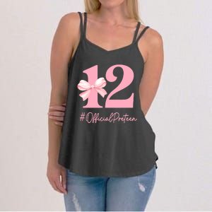 12 Preteen 12th Birthday Girl Coquette 12 Year Old Women's Strappy Tank