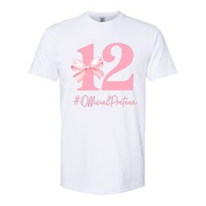 12 Preteen 12th Birthday Girl Coquette 12 Year Old Softstyle CVC T-Shirt