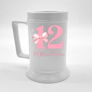 12 Preteen 12th Birthday Girl Coquette 12 Year Old Beer Stein