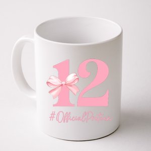 12 Preteen 12th Birthday Girl Coquette 12 Year Old Coffee Mug