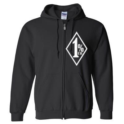 1 Percenter Full Zip Hoodie