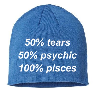 100% Pisces Astrology Star Sign Pisces Zodiac Gift Sustainable Beanie