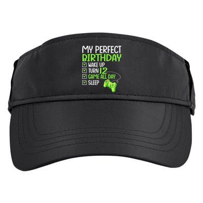 12th Perfect Birthday Boys Gaming 12 Years Old Gifts Gamer Adult Drive Performance Visor