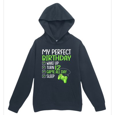 12th Perfect Birthday Boys Gaming 12 Years Old Gifts Gamer Urban Pullover Hoodie