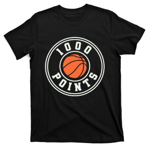 1000 Points Basketball Scorer High School Basketball Mom T-Shirt