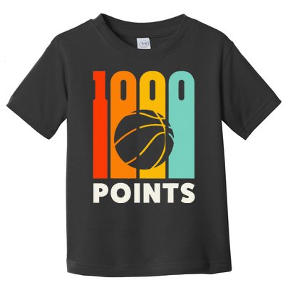 1000 Points Basketball Scorer High School Basketball Player Toddler T-Shirt