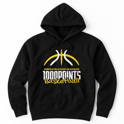 1000 Points Basketball Scorer High School Basketball Player Hoodie