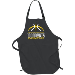 1000 Points Basketball Scorer High School Basketball Player Full-Length Apron With Pockets