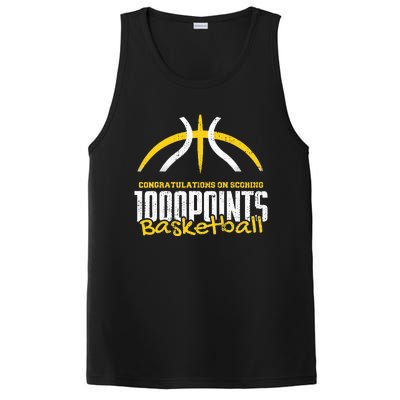 1000 Points Basketball Scorer High School Basketball Player PosiCharge Competitor Tank